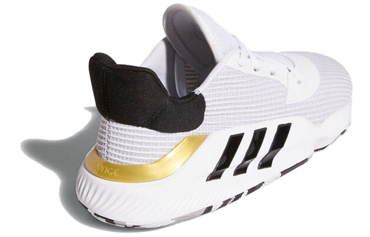 adidas Pro Bounce 2019 Low 'White Black Gold' EF0472