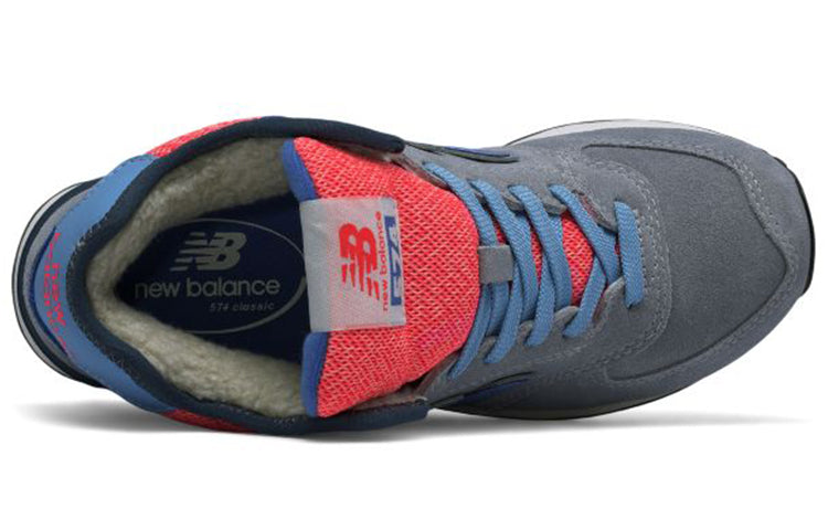 (WMNS) New Balance 574 Mid-Cut 'Gray Red Blue' WH574WC