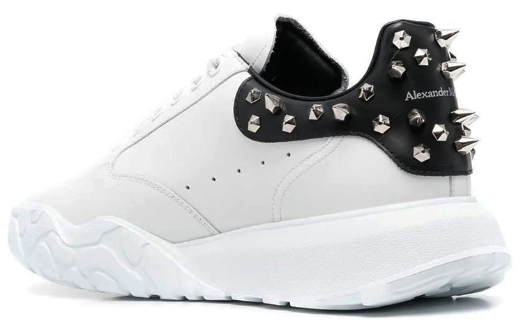 Alexander McQueen Court Trainer 'Studded - White Black' 705808WICD59089
