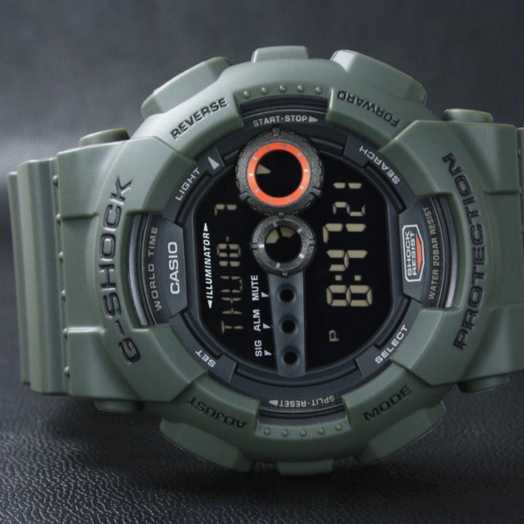 CASIO G-Shock Digital 'Green' GD-100MS-3