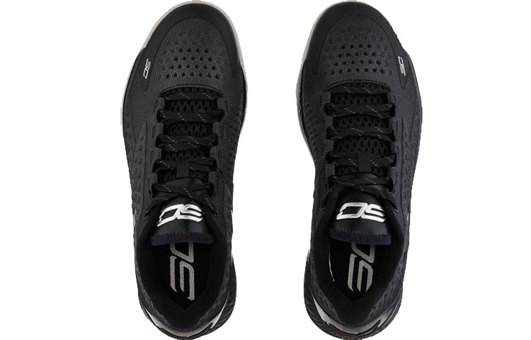 Under Armour Curry 1 Low 'Black SIlver' 1269048-004