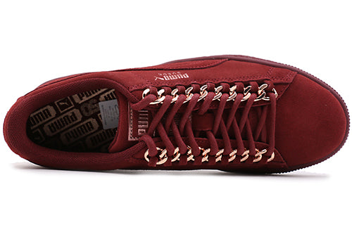 (WMNS) PUMA S SUEDE CLASSIC X CHAINS POMEGRANATE 367352-03