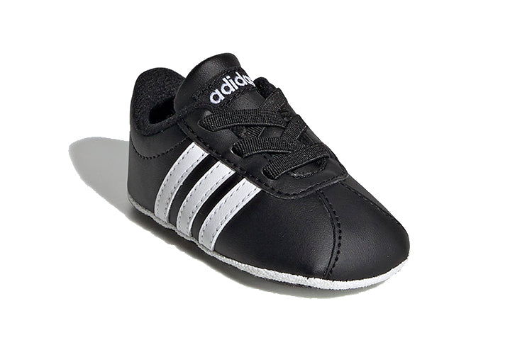 (TD) adidas VL Court 2.0 'Black White' EE6911