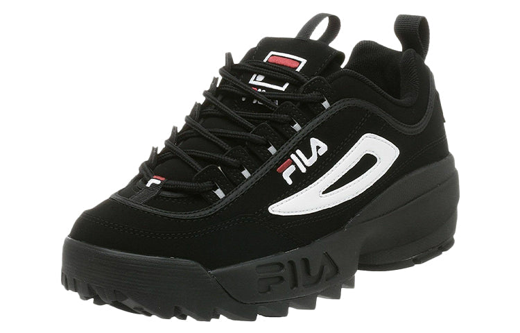 FILA Disruptor 2 Low-Top Daddy Shoes Black/White FW01653_018