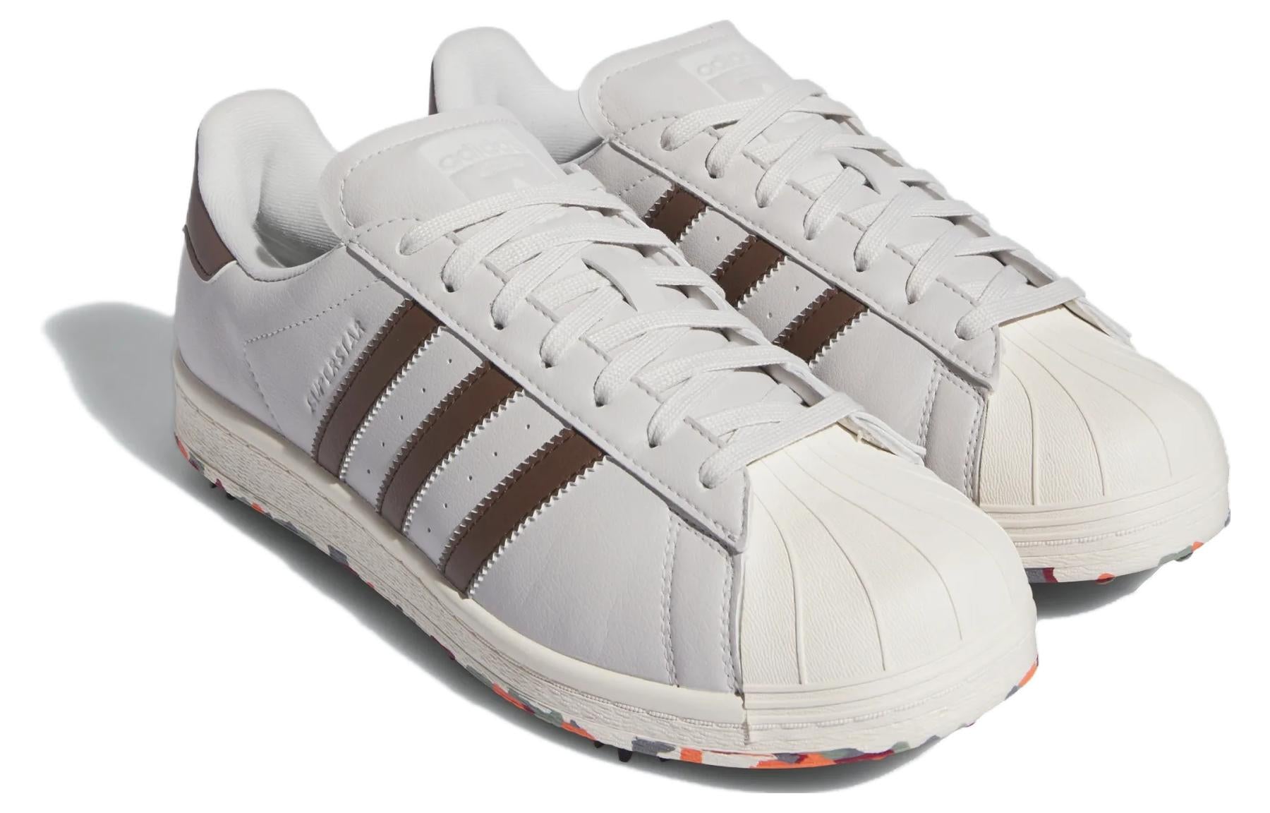 adidas Originals Superstar Golf Shoes 'Grey One Off White' ID9298
