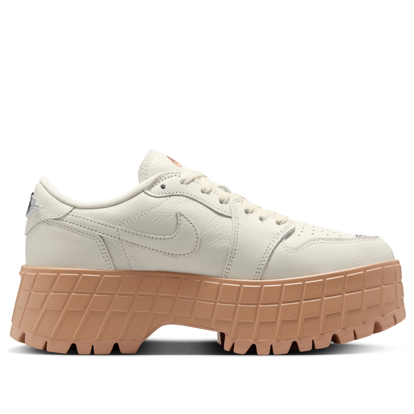 (WMNS)	Air Jordan 1 Low Brooklyn 'Sail Rattan'  HF3184-101