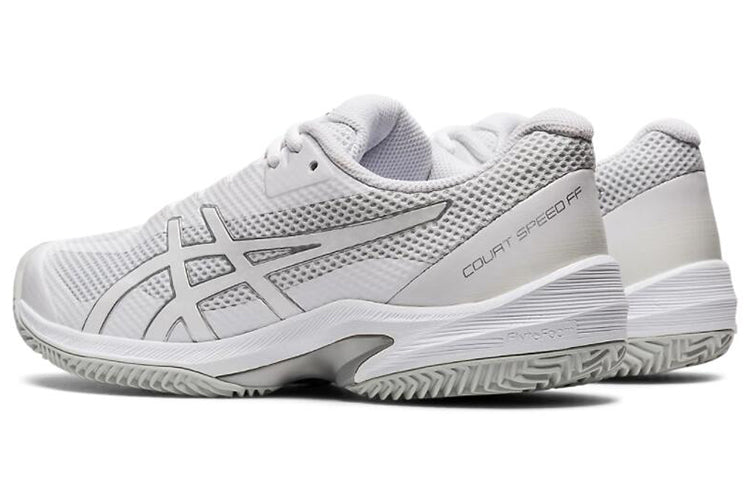 (WMNS) ASICS Court Speed FF Clay 'White Silver' 1042A081-102