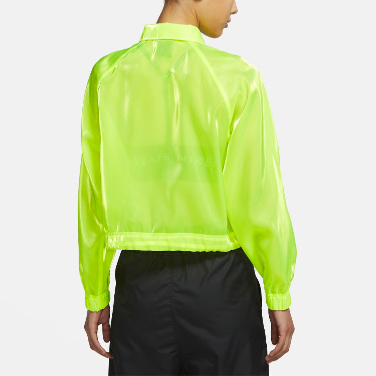 (WMNS) Nike AIR Coach Jacket Fluorescence Yellow CU5545-702