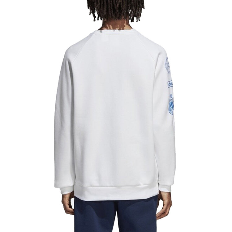 adidas originals Graphic Crew Sweatshirt For Men White DP8575