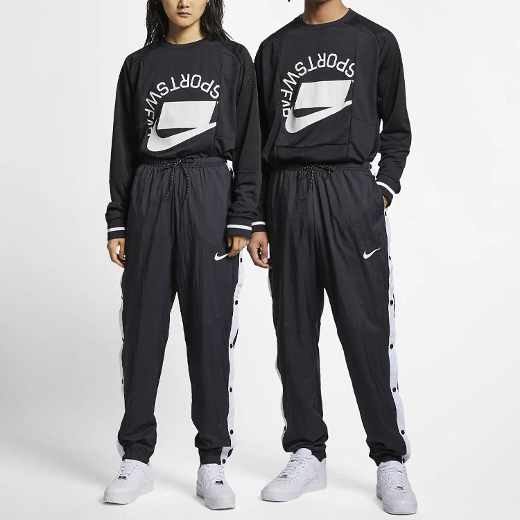 (WMNS) Nike Sportswear Windrunner Ar3083-011 Pants Black AR3083-011