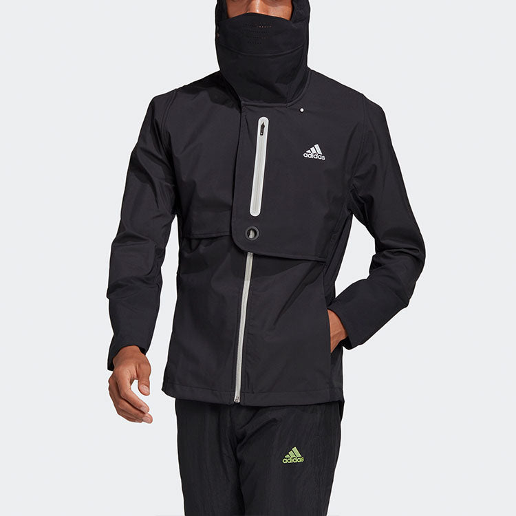 adidas Windrdy Jkt M Casual Running Sports Hooded Jacket Black GN5921