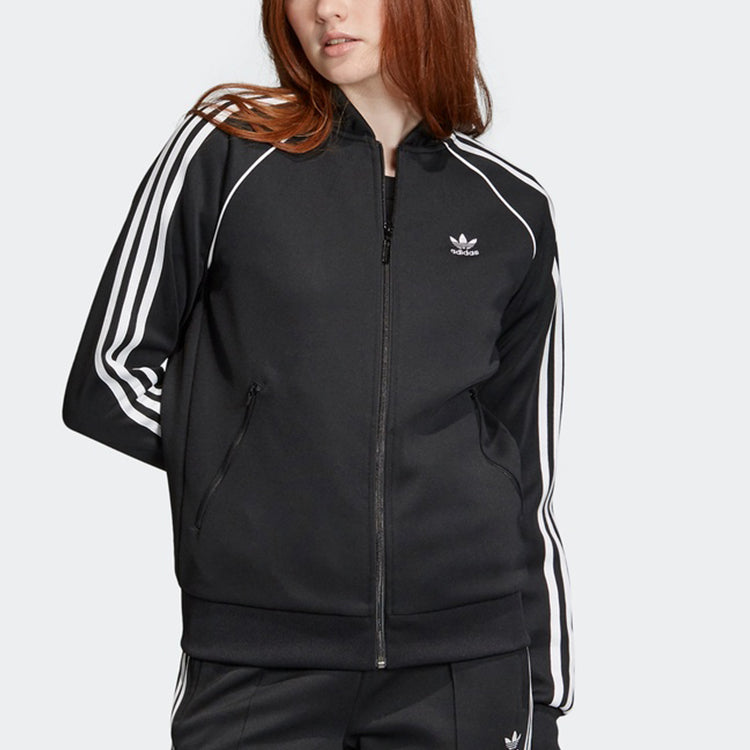 (WMNS) adidas originals SST TT Sports Long Sleeves Jacket Black CE2392