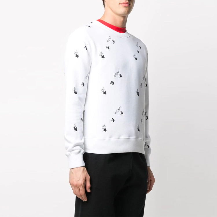 Men's Off-White SS21 Large Logo Printing White OMBA025R21FLE0090110