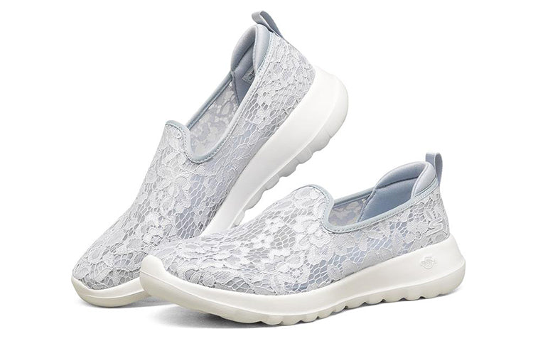 (WMNS) Skechers Go Walk Joy 'Grey White' 896020-LTGY