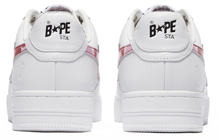 A Bathing Ape Bape Sta 'White Pink Camo' 1H20-191-045-RED