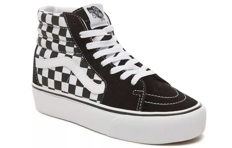 Vans SK8-HI Platform 2.0 'Checkerboard - Black White' VN0A3TKNQXH