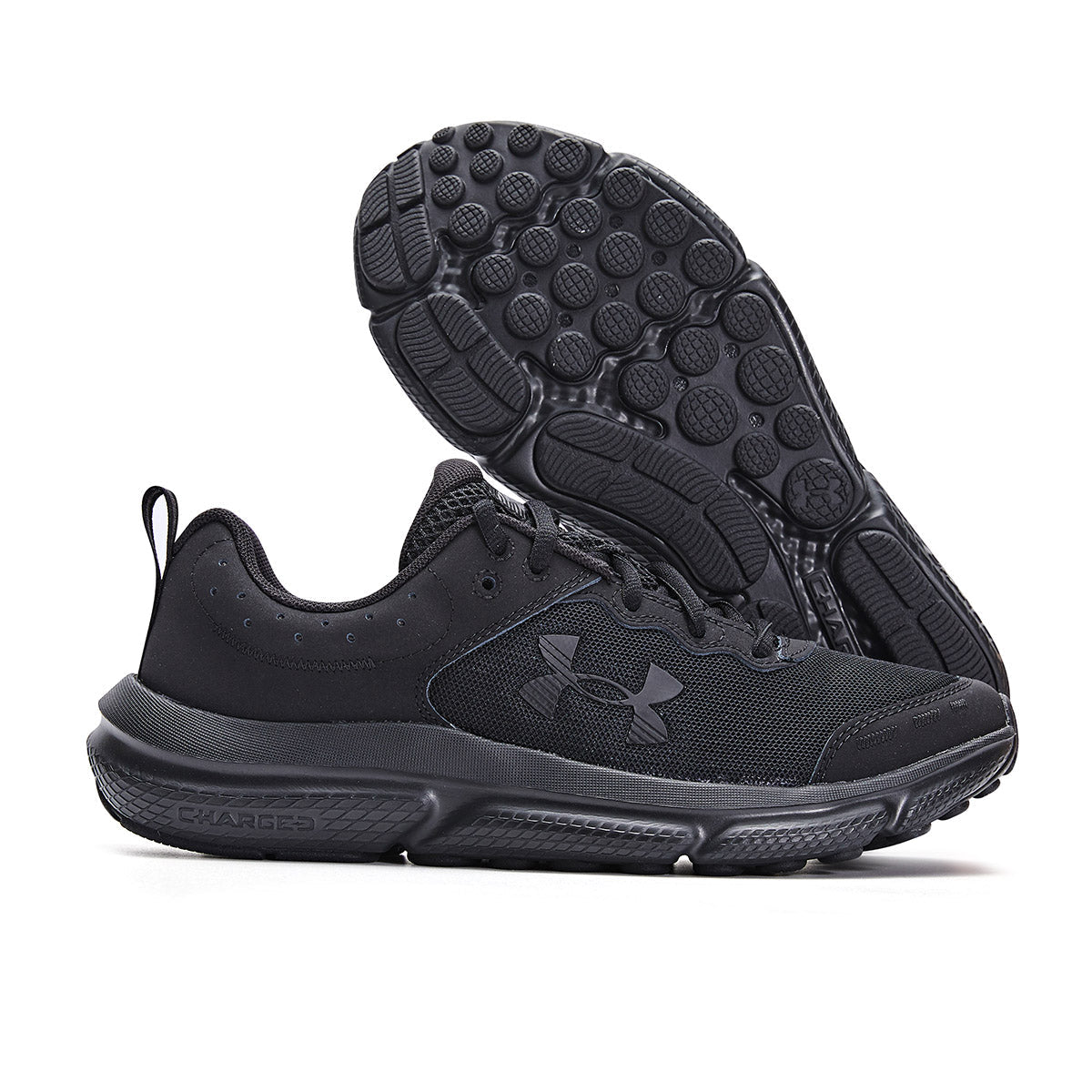 (GS) Under Armour Assert 10 AC 'Triple Black' 3026182-002