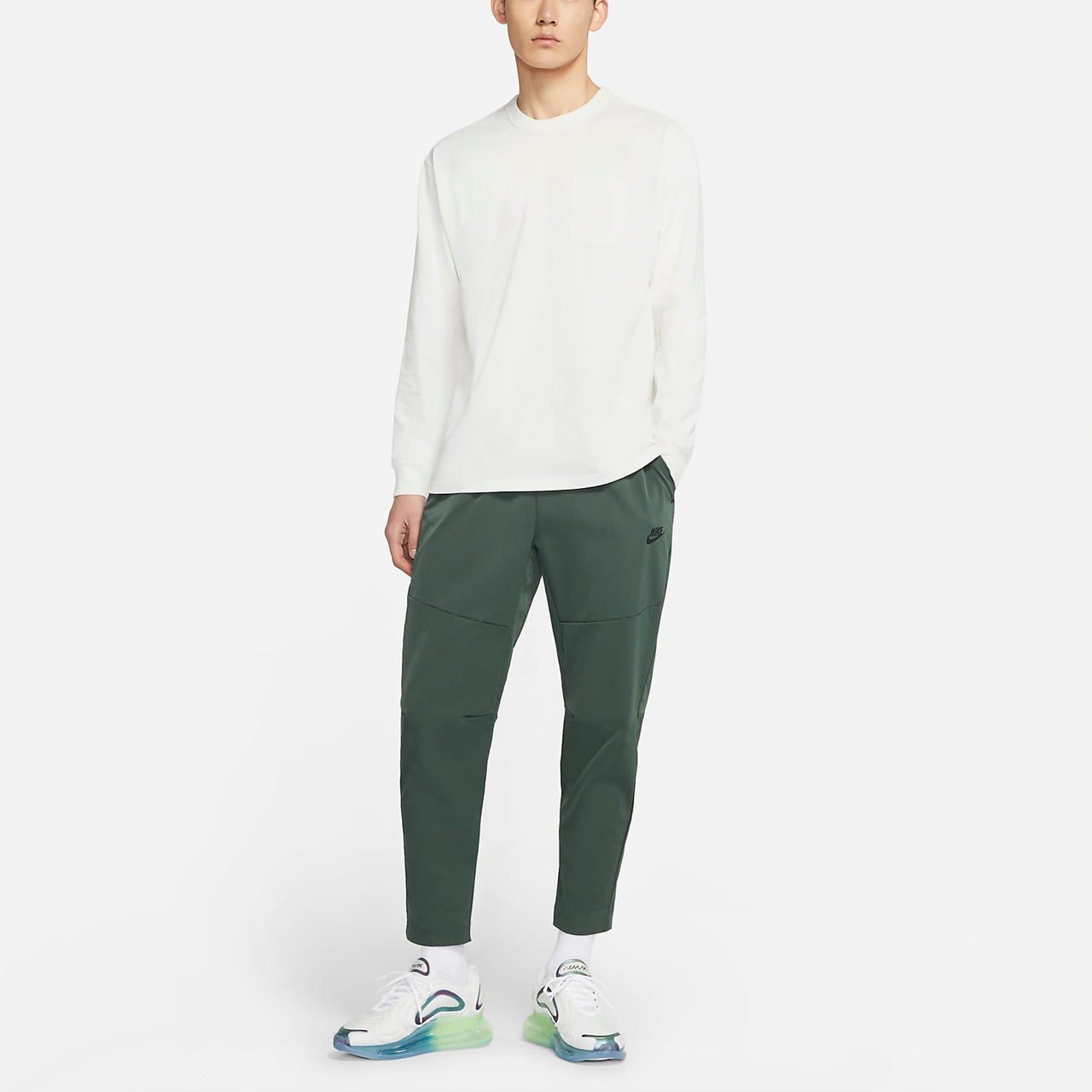 Nike MENS Sportswear Max 90 Sports Long Sleeve White DD3875-133