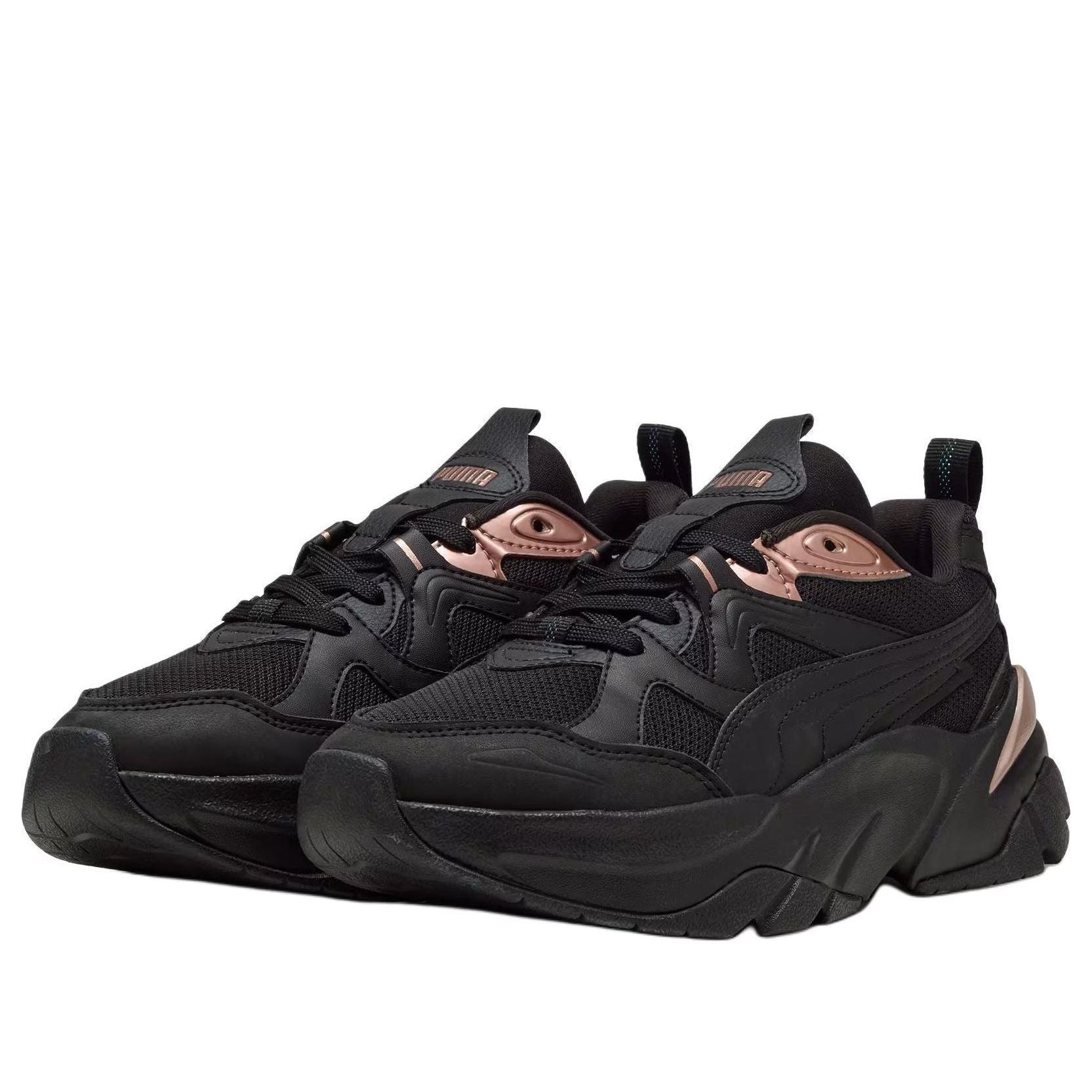 (WMNS) PUMA Sophyr Metallic 'Black Rose Gold' 398831-02
