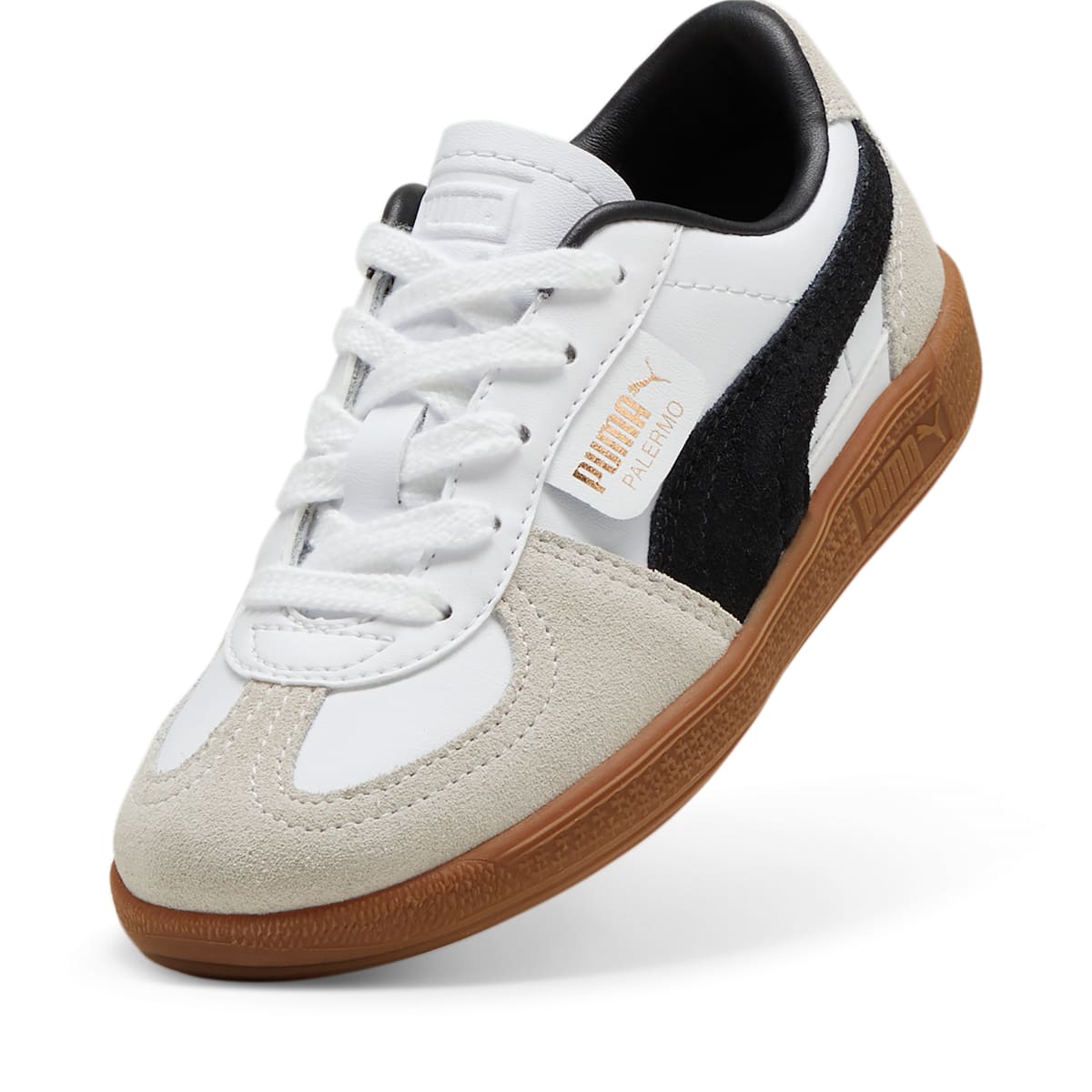 (PS) Puma Palermo Leather 'White Black Gum' 397276-01
