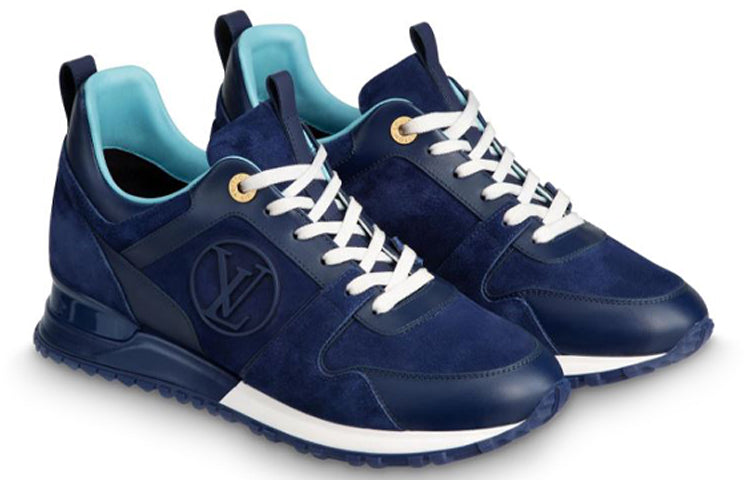 (WMNS) LOUIS VUITTON Run Away Calfskin Sneakers Blue 1A5C2X