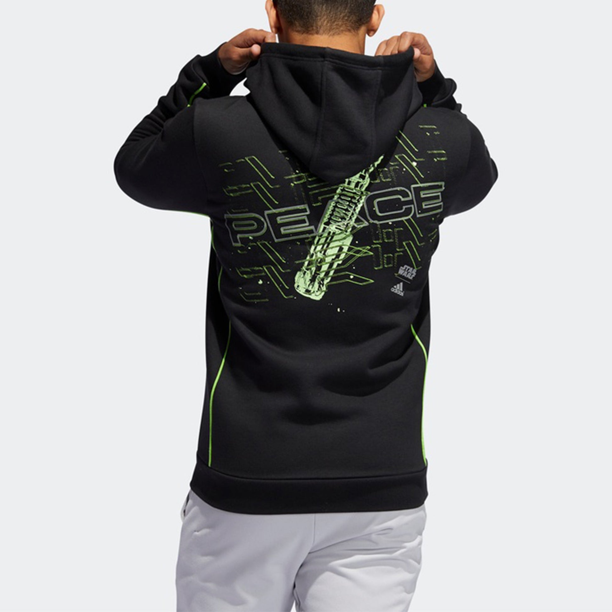 adidas Dame Star War Casual Sports Hooded Jacket Black FN3235