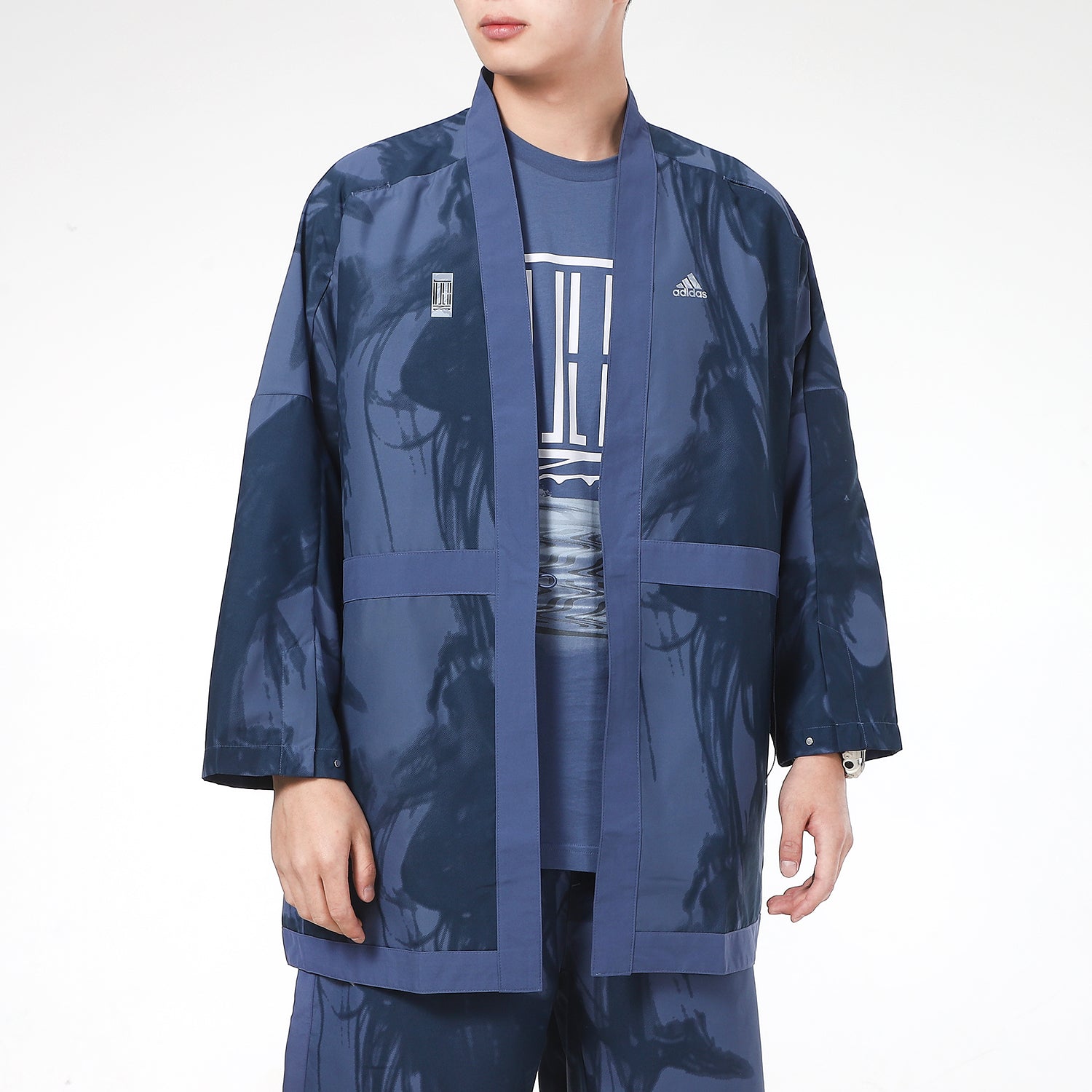 adidas Series Training Sports Jacket Navy Blue GU1800