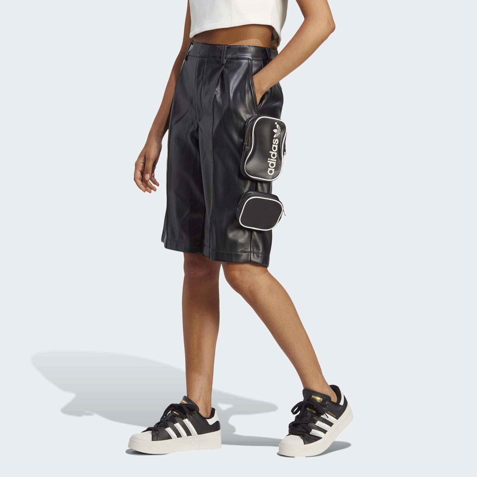 adidas Blue Version Airliner Bermuda Shorts 'Black' HR3422