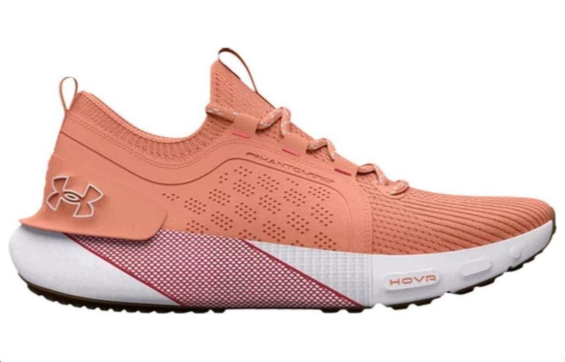 (WMNS) Under Armour Wmns HOVR Phantom 3 SE Suede Running Shoes 'Orange' 3026647-600