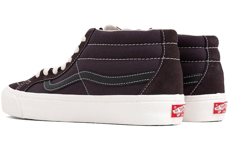 Vans Sk8-Mid LX Suede 'Shale Black' VN0A3ZCDUN8