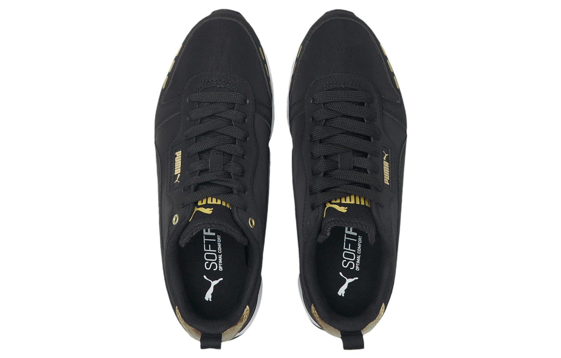 (WMNS) PUMA R78 Raw Metallics 'Black' 383833-02