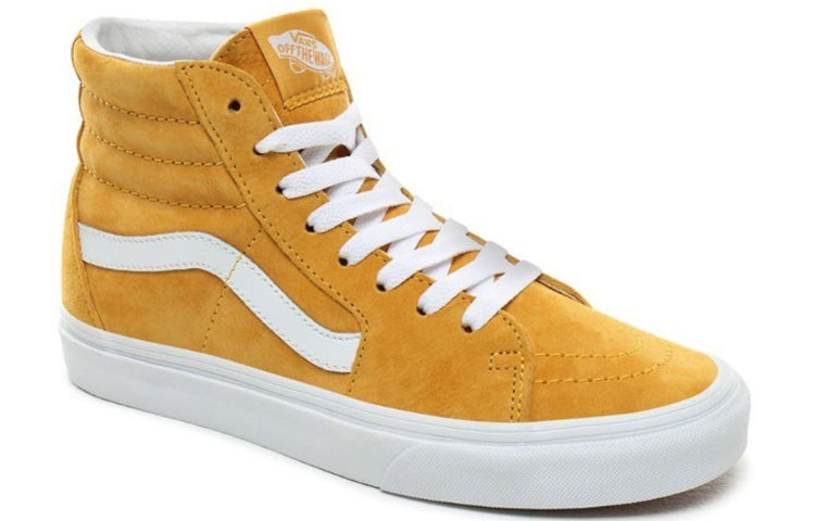 Vans in PIG SUEDE SK8-HI Mango Mojito Yellow VN0A4BV6V77