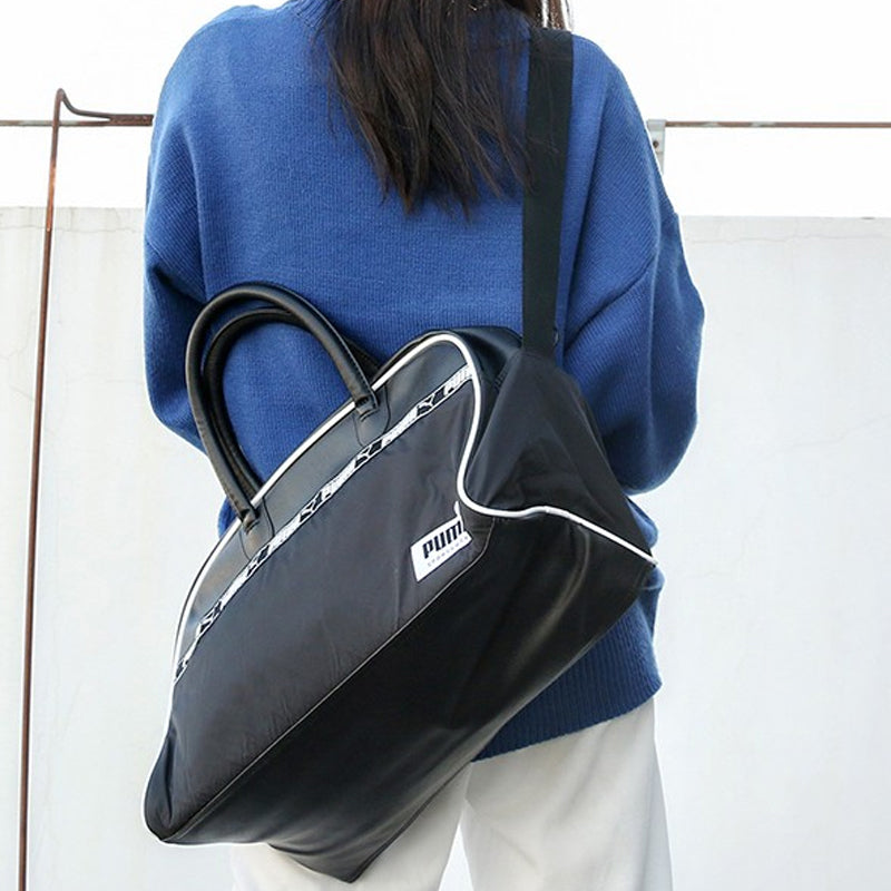 PUMA Campus Grip Bag 'Black White' 077433-01