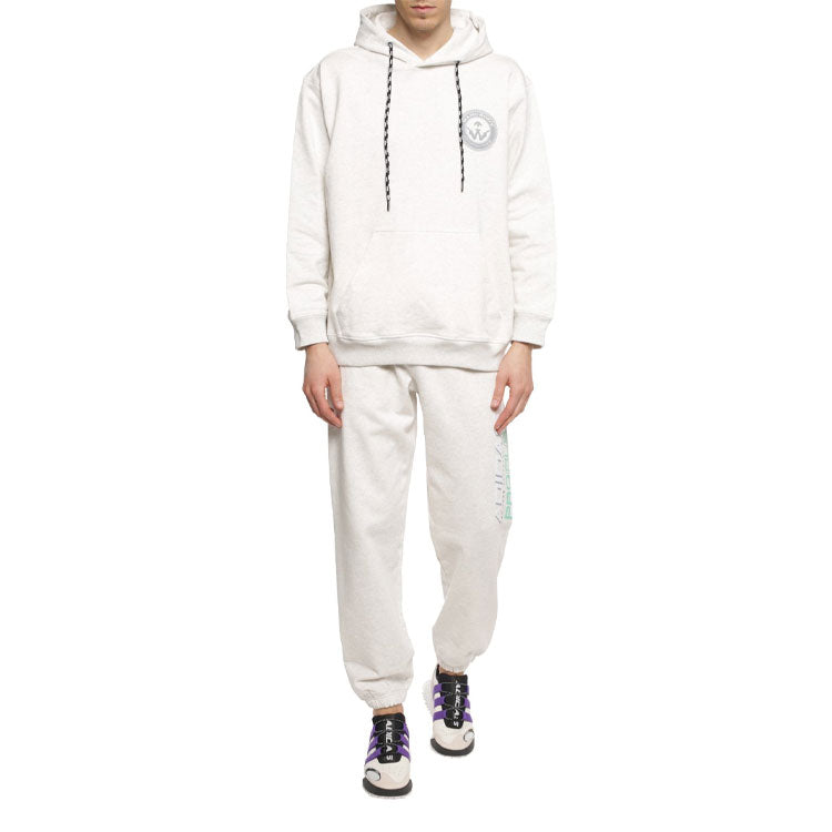 adidas originals x alexander wang Crossover Logo Printing Casual Sports Long Pants Couple Style White ED1221