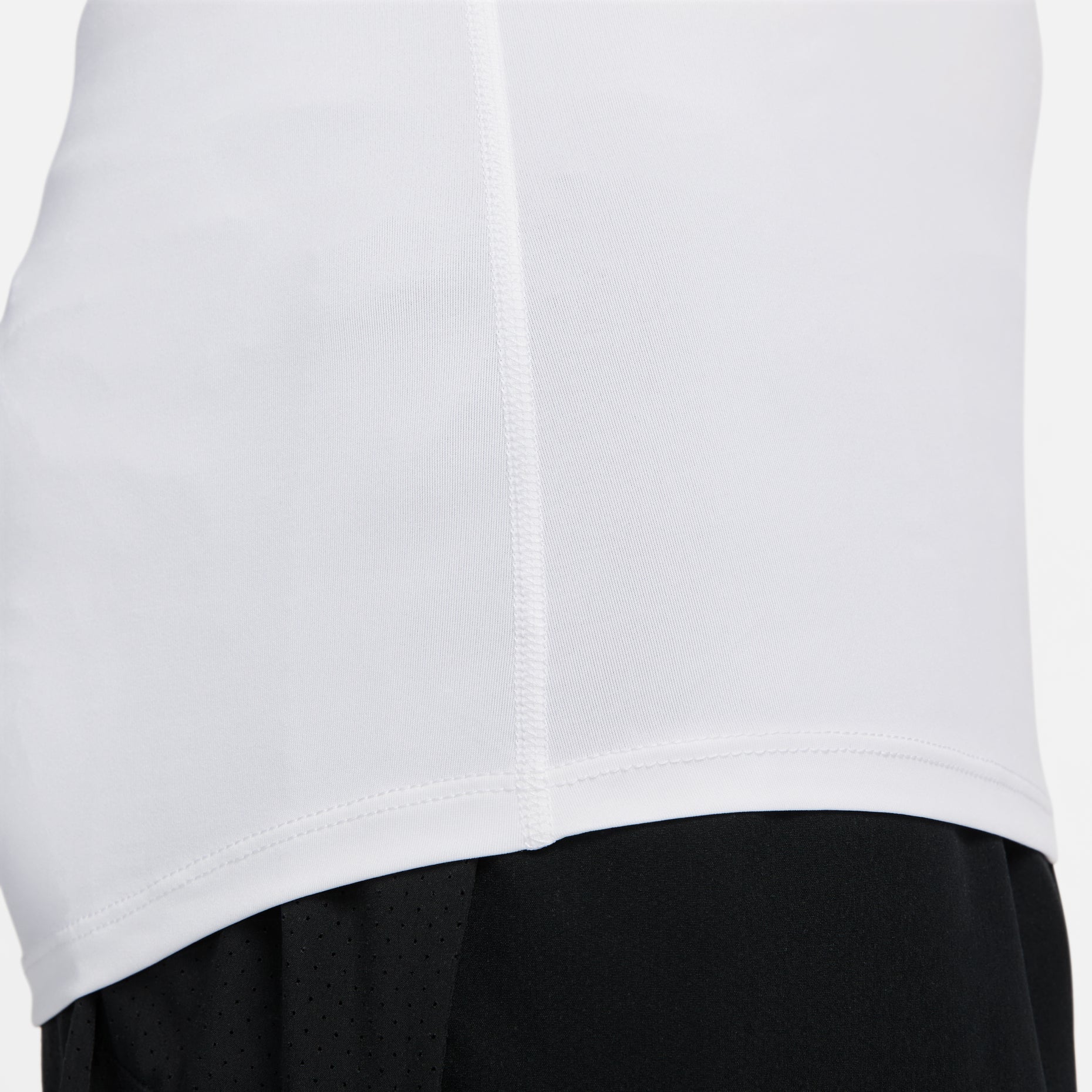 Nike Pro Dri-FIT Fitness Mock-Neck Long T-Shirt 'White' FB7909-100