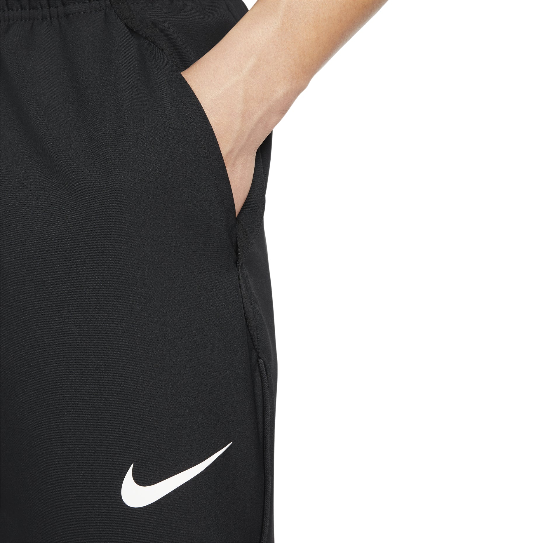 Men's Nike Dri-fit Team Solid Color Logo Straight Sports Pants/Trousers/Joggers Black DM6627-010