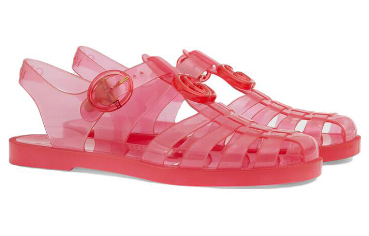 (WMNS) Gucci GG Fisherman Sandal 'Deep Coral' 676970-JFM00-6656