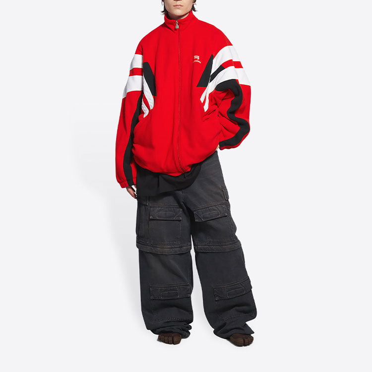 Balenciaga Sporty B Tracksuit Jacket 'Red' 675272TJQ326400