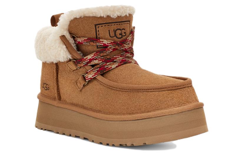 (WMNS) UGG Funkarra Cabin Cuff Boot 'Chestnut' 1143954-CHE