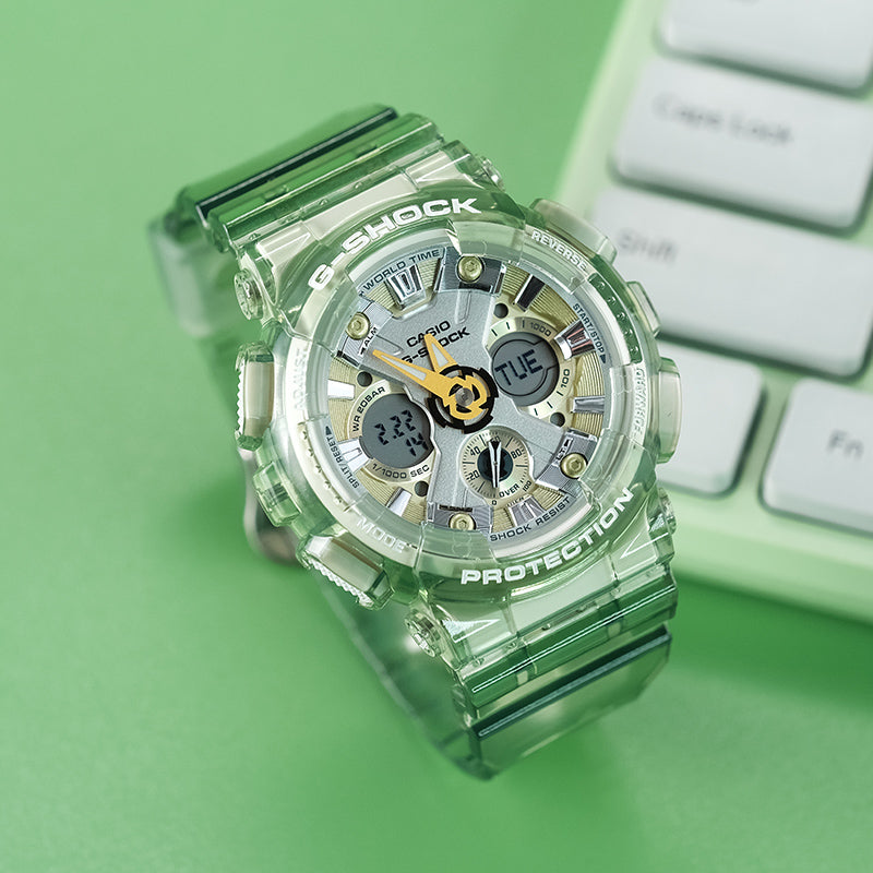 CASIO G-Shock Analog-Digital 'Green' GMA-S120GS-3APR