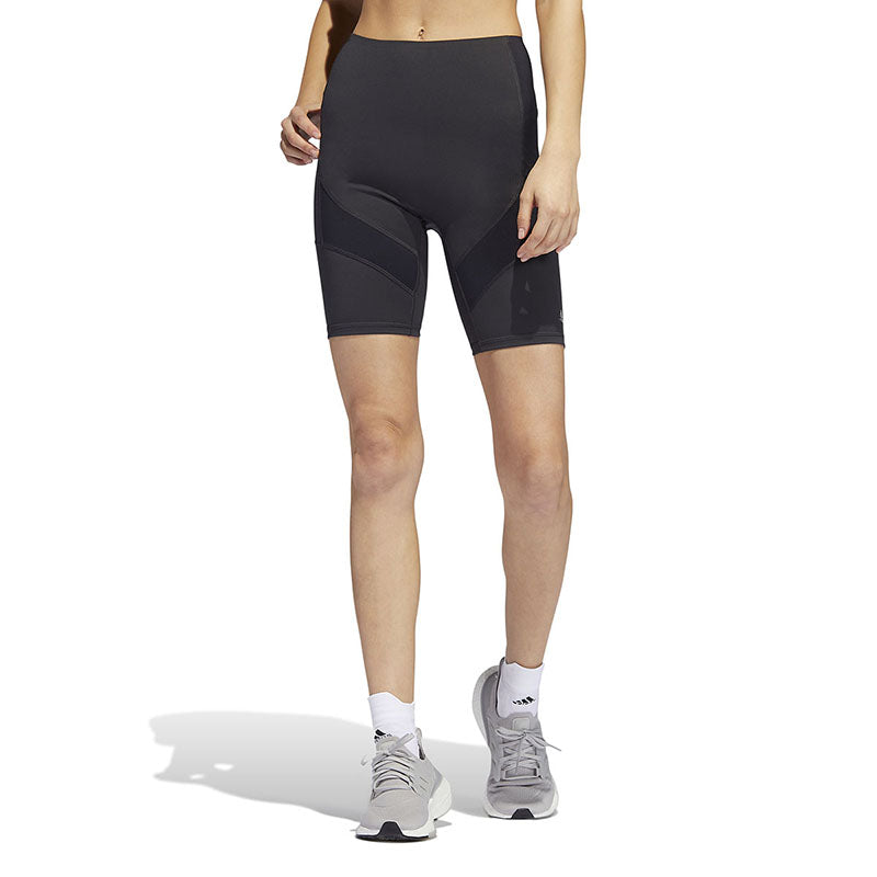 (WMNS) adidas Yoga 4 Elements Studio Pocket Short Tights Asia Sizing 'Black' HC3335