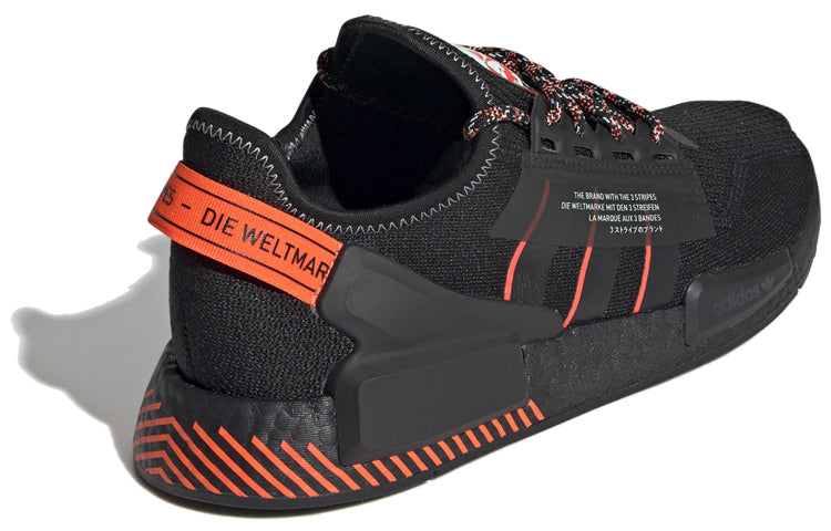 adidas NMD_R1 V2 'Black Solar Red' FW6409