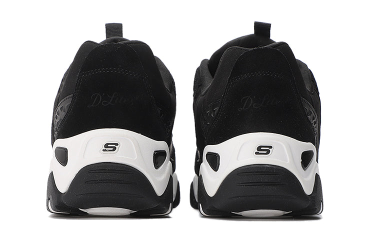 (WMNS) Skechers D'Lites Running Shoes Black 66666118-BLK