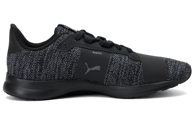 (WMNS) PUMA Flex Xt Actv Knit Low Running Shoes Black 191589-01
