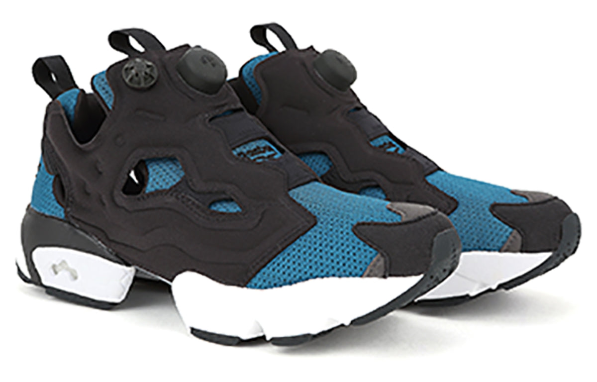 Reebok Instapump Fury Og Hollow Out Shock Absorption Non-Slip Shoes/Sneakers Blue Black White Splicing GY2725
