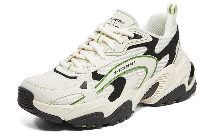 (WMNS) Skechers Stamina V2 'Natural Black' 896245-NTBK