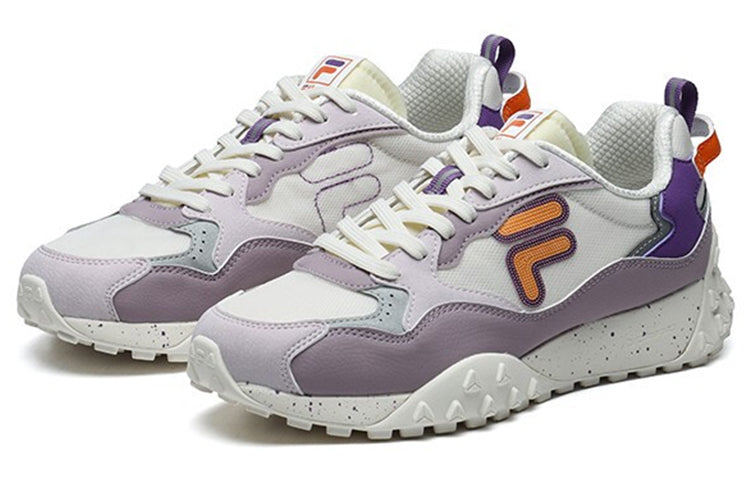 (WMNS) Fila Fusion Shoes 'White Purple Grey' T12W125209FGG