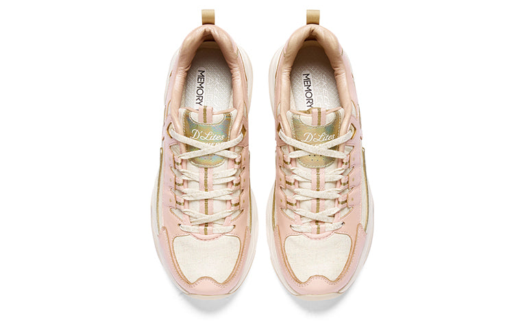 (WMNS) Skechers D'Lites 4.0 Elite PRM 'Pink White Gold' 149736-PKGD