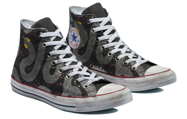 Converse Tattoo Chuck Taylor All Star Canvas Shoes Black/Gray 172923C
