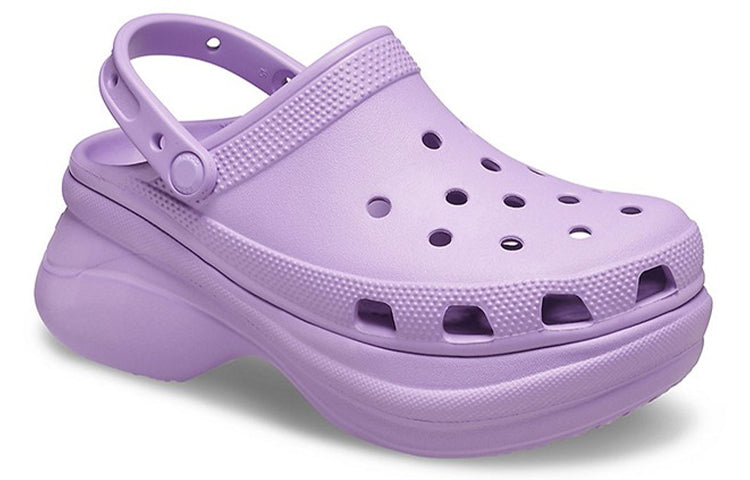 (WMNS) Crocs Classic clog Retro Crocs Outdoor Thick Sole Sports Purple Sandals 206302-5PR